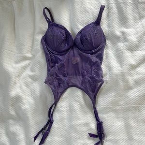 Victoria’s Secret Corset lingerie 34B purple